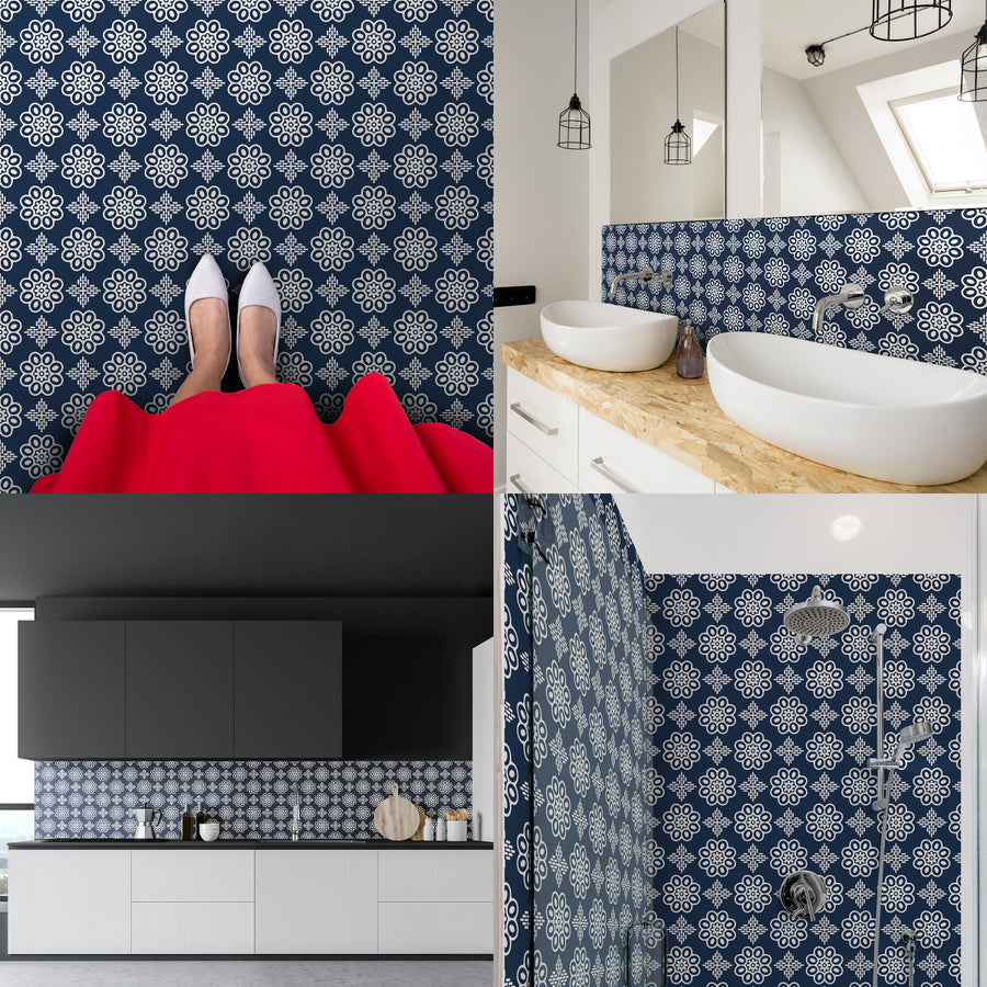 Piastrelle adesive Vinyl Way : Lya