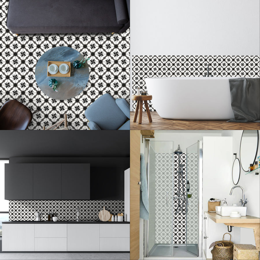 Piastrelle adesive Vinyl Way : Giselle
