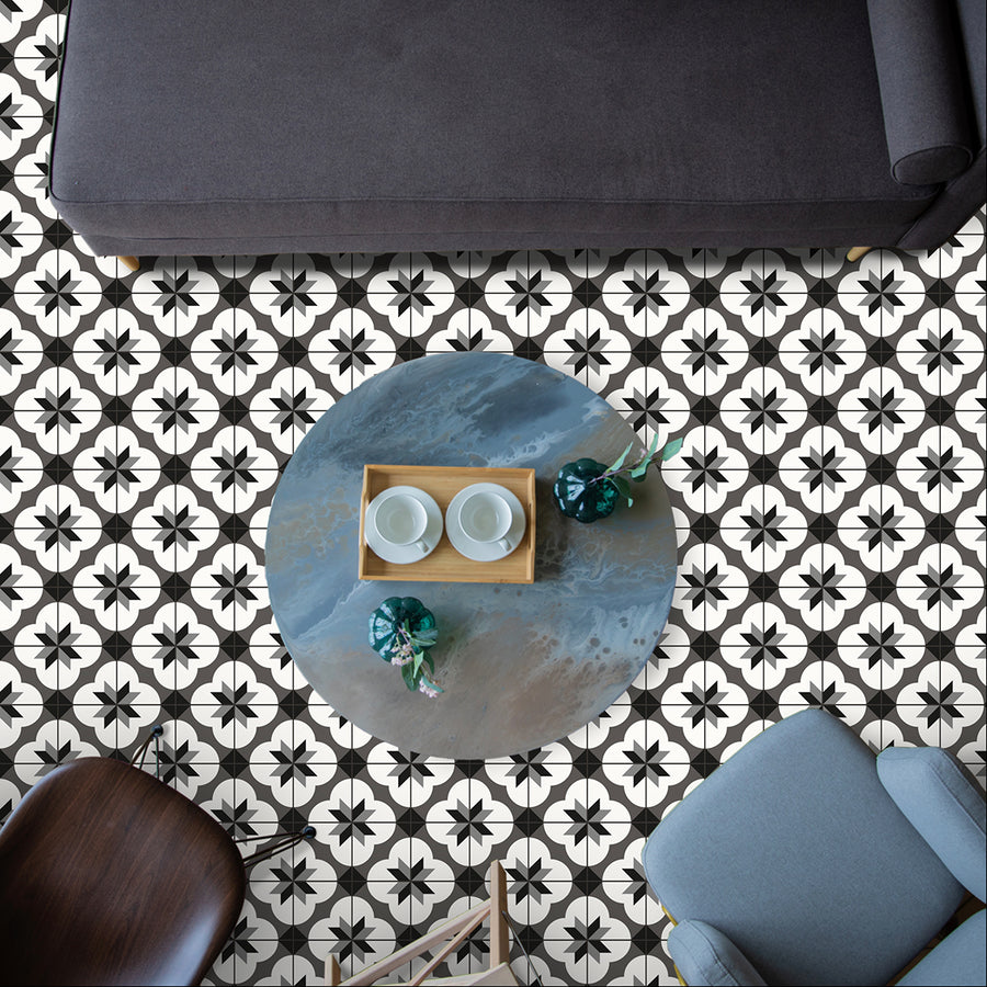 Piastrelle adesive Vinyl Way : Giselle