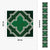 Carreau adhésif Vinyl Way : 8 carreaux adhésifs 20x20cm Inaya / Carreaux marocains / vert / pour douche, murs, sol, cuisine, salle de bain… - n°5
