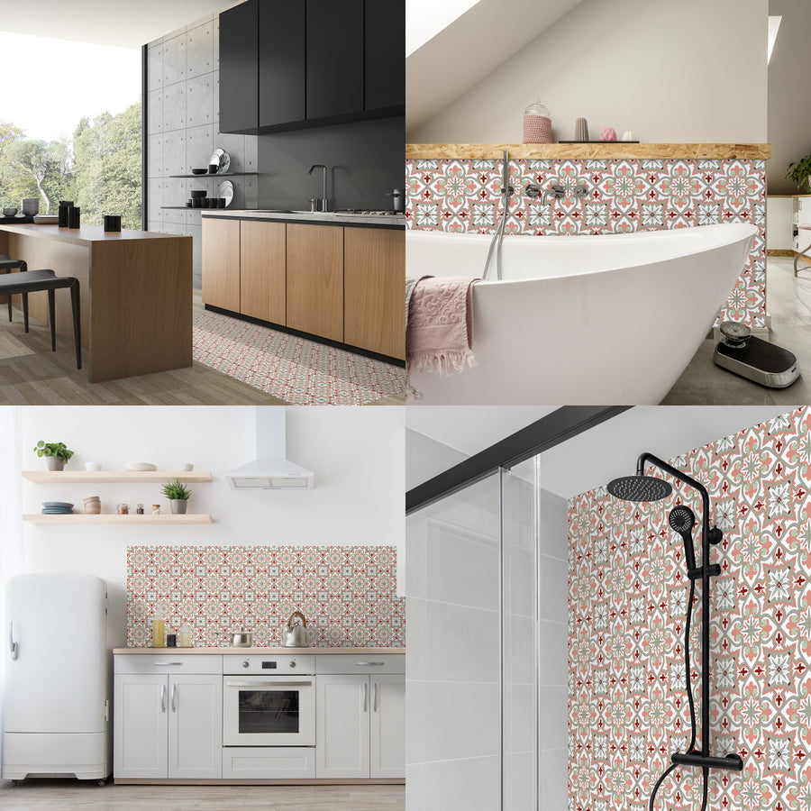 Baldosas adhesivas Vinyl Way : Rose