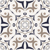 Vinyl Way - Carreau adhésif Lyna - Collection Carreaux de ciment bleu