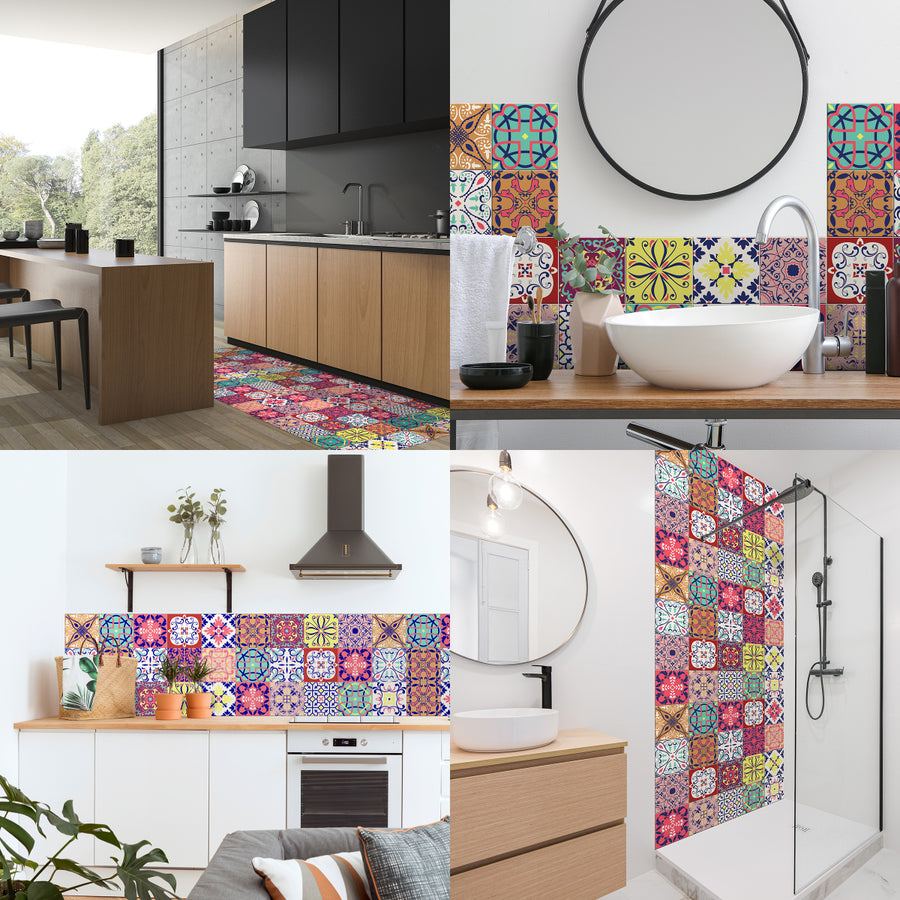 Carreaux adhésifs Vinyl Way : Violette