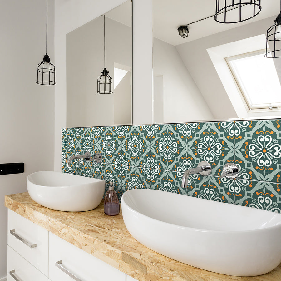 Carreaux adhésifs Vinyl Way : Ambre