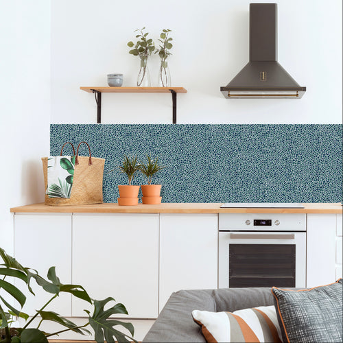 Vinyl Way - Collection Mosaïque petite - carreaux adhésifs collés sur une crédence de cuisine