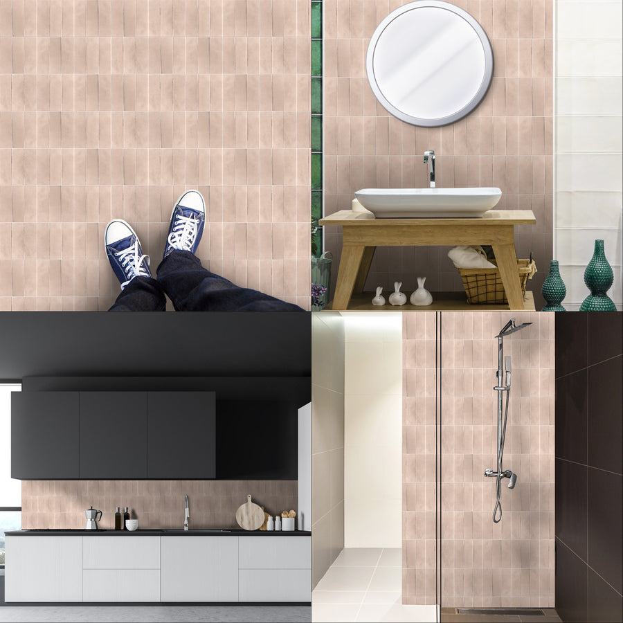 Selbstklebende Fliesen Vinyl Way : Dafni