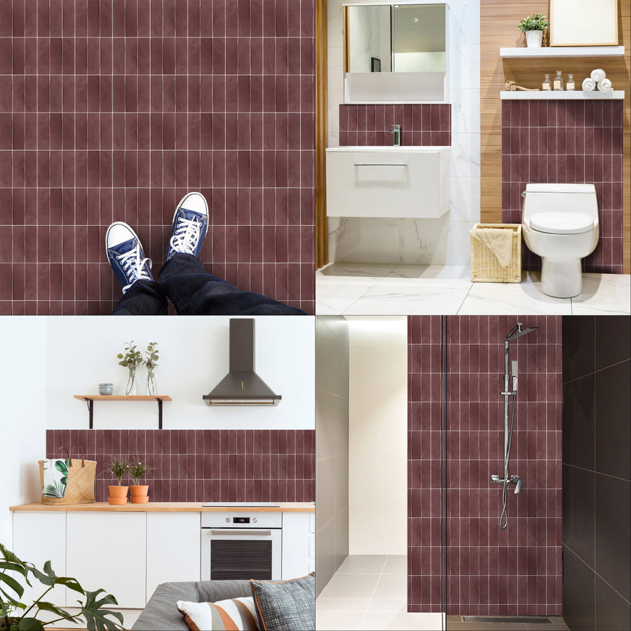 Carreaux adhésifs Vinyl Way : Bradia