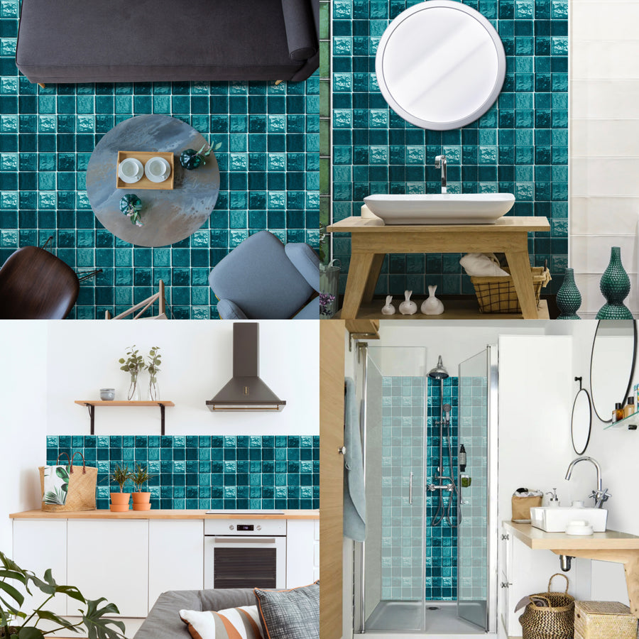 Carreaux adhésifs Vinyl Way : Linden