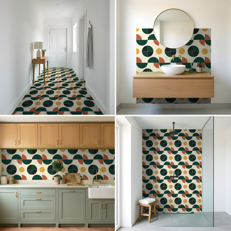 Piastrelle adesive Vinyl Way : Odile