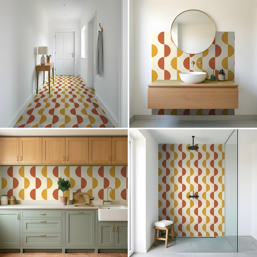 Piastrelle adesive Vinyl Way : Simone