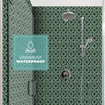 Piastrella adesiva Vinyl Way : 8 carreaux adhésifs 20x20cm Amira / Carreaux marocains  / vert / pour douche, murs, sol, cuisine, salle de bain… - n°4