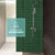 Piastrella adesiva Vinyl Way : 8 carreaux adhésifs 20x20cm Aïcha / Carreaux marocains  / vert / pour douche, murs, sol, cuisine, salle de bain… - n°6