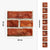 Carreau adhésif Vinyl Way : 8 carreaux adhésifs 20x20cm Frida / Brique / marron / pour douche, murs, sol, cuisine, salle de bain… - n°5