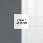Carreau adhésif Vinyl Way : 8 carreaux adhésifs 20x20cm Nadia / Béton / gris / pour douche, murs, sol, cuisine, salle de bain… - n°5