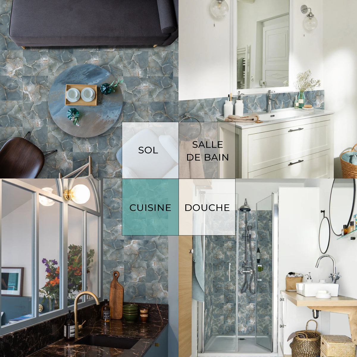 10 Piastrelle Adesive WoStick - Bianche, 30.5x30.5 Cm, Per Cucina E Bagno - Effetto 3D - Foto 5