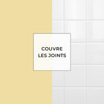 Carreau adhésif Vinyl Way : 8 carreaux adhésifs 20x20cm Moutarde / Couleurs unies / jaune / pour douche, murs, sol, cuisine, salle de bain… - n°5