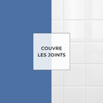 Carreau adhésif Vinyl Way : 8 carreaux adhésifs 20x20cm Marine / Couleurs unies / bleu / pour douche, murs, sol, cuisine, salle de bain… - n°5