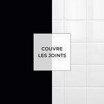 Carreau adhésif Vinyl Way : 8 carreaux adhésifs 20x20cm Noir / Couleurs unies / noir / pour douche, murs, sol, cuisine, salle de bain… - n°5