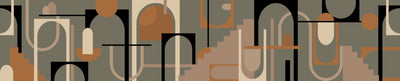 Carreau adhésif Graphique n°8 - collection Graphique