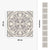 Piastrella adesiva Vinyl Way : 8 carreaux adhésifs 20x20cm Jade / Carreaux de ciment provençaux / beige / pour douche, murs, sol, cuisine, salle de bain… - n°5