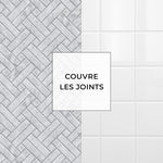 Piastrella adesiva Vinyl Way : 8 carreaux adhésifs 20x20cm Linda / Montréal / gris / pour douche, murs, sol, cuisine, salle de bain… - n°5