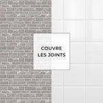 Piastrella adesiva Vinyl Way : 8 carreaux adhésifs 20x20cm Mary / Marbre / gris / pour douche, murs, sol, cuisine, salle de bain… - n°5