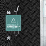 Piastrella adesiva Vinyl Way : 8 carreaux adhésifs 20x20cm Angie / Montréal / noir / pour douche, murs, sol, cuisine, salle de bain… - n°4