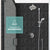 Carreau adhésif Vinyl Way : 8 carreaux adhésifs 20x20cm Erica / Béton / noir / pour douche, murs, sol, cuisine, salle de bain… - n°6