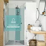 Piastrella adesiva Vinyl Way : 8 carreaux adhésifs 20x20cm Mahini / Abstrait - Origami / vert / pour douche, murs, sol, cuisine, salle de bain… - n°4