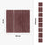 Piastrella adesiva Vinyl Way : 8 carreaux adhésifs 20x20cm Bradia / Zelliges Rectangles  / marron / pour douche, murs, sol, cuisine, salle de bain… - n°5