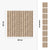 Carreau adhésif Vinyl Way : 8 carreaux adhésifs 20x20cm Meki / Osier / beige / pour douche, murs, sol, cuisine, salle de bain… - n°5