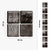 Piastrella adesiva Vinyl Way : 8 carreaux adhésifs 20x20cm Mesa / Zelliges Carrés  / noir / pour douche, murs, sol, cuisine, salle de bain… - n°5