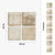 Carreau adhésif Vinyl Way : 8 carreaux adhésifs 20x20cm Arondal / Zelliges Carrés  / beige / pour douche, murs, sol, cuisine, salle de bain… - n°5