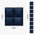 Piastrella adesiva Vinyl Way : 8 carreaux adhésifs 20x20cm Alexia / Coussin Cuir / bleu / pour douche, murs, sol, cuisine, salle de bain… - n°5
